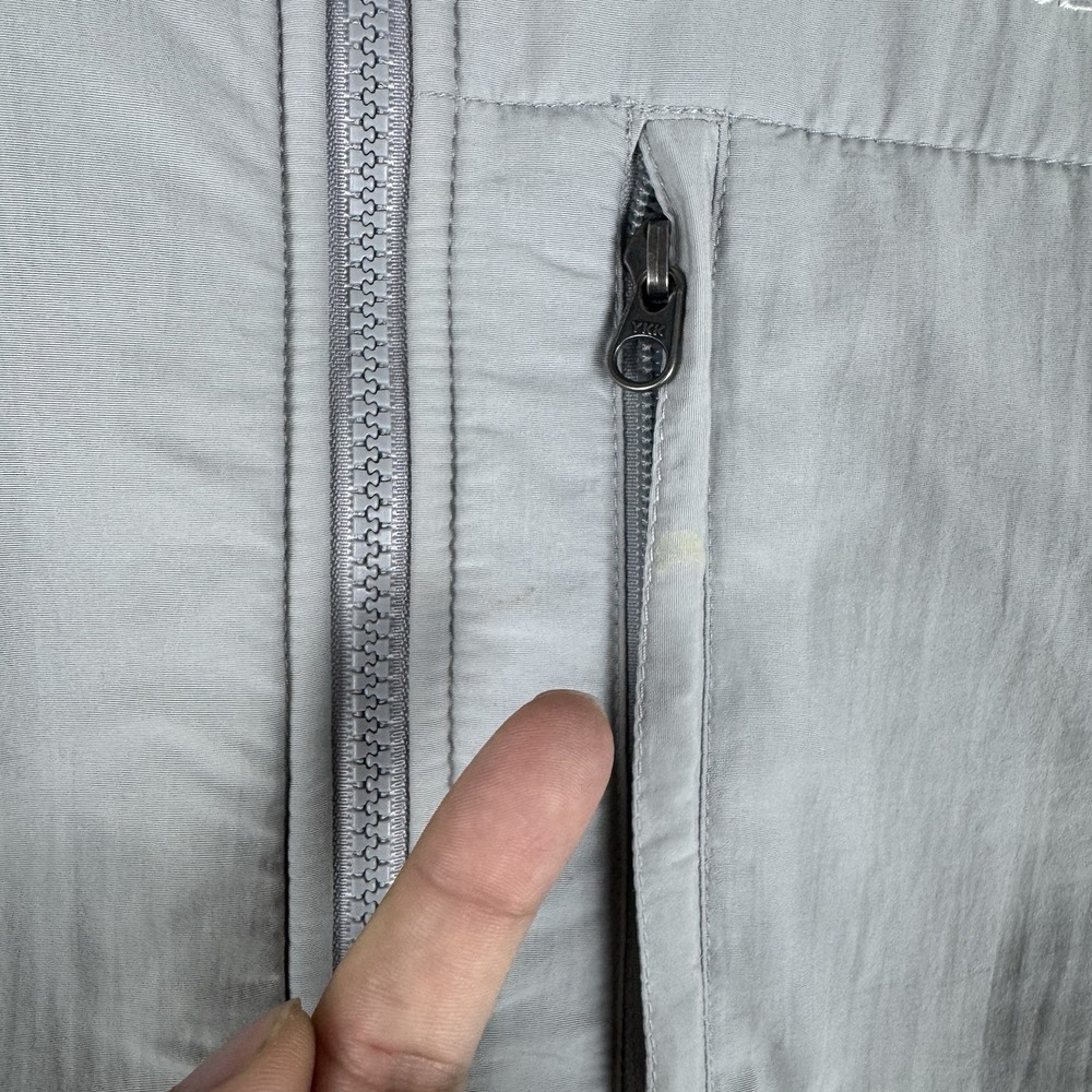 North Face Jacket Grey Denali Fleece Full Zip‎ Womens Small Tech Pocket Hiking - Picture 3 of 16